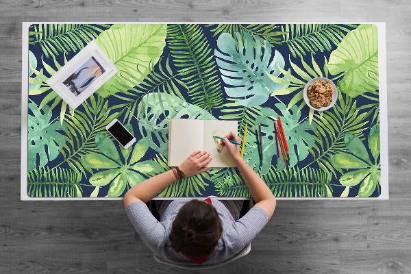 Büro-Schreibtischmatte Exotische Blätter