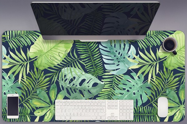 Büro-Schreibtischmatte Exotische Blätter