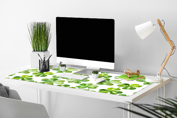 Büro-Schreibtischmatte Kleeblatt