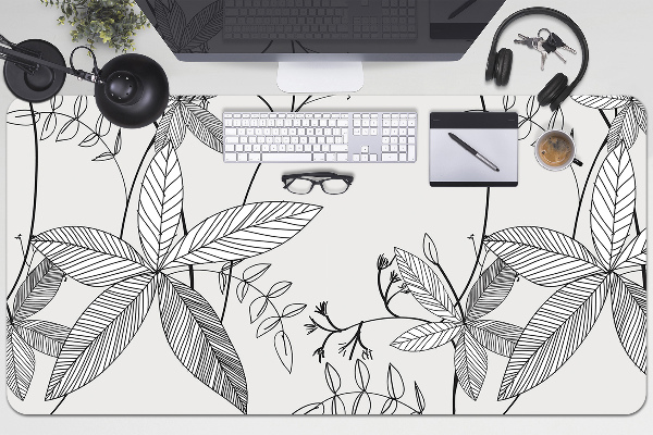 Schreibtischunterlage Doodle-Blumen