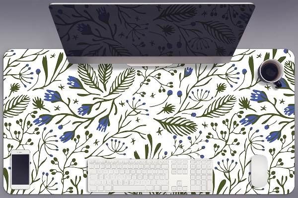 PVC Schreibtischmatte Blumen