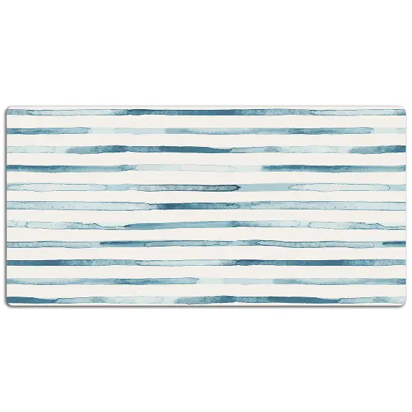 Schreibtischunterlage Blaue Linien