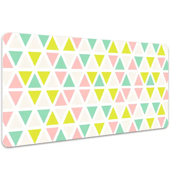 PVC Schreibtischmatte Bunte Dreiecke