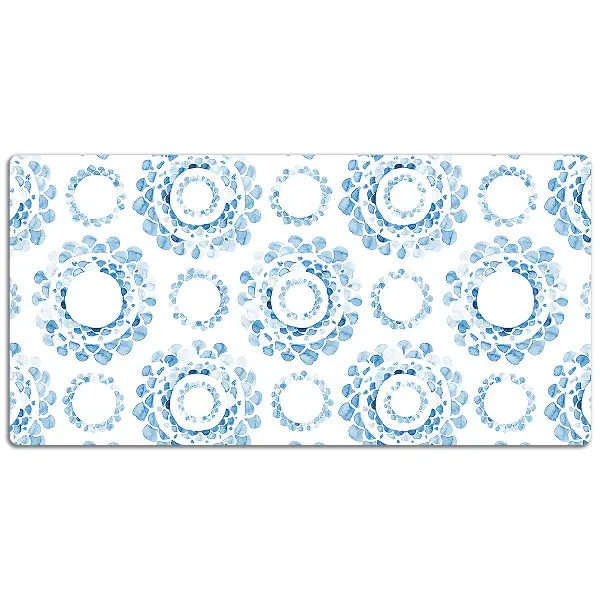 Schreibtischunterlage Blaue Kreise