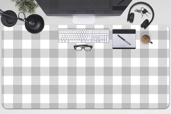 Büro-Schreibtischmatte Graugrill