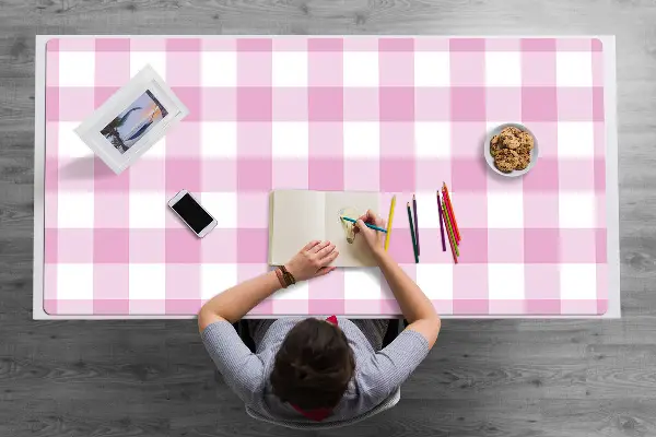 Büro-Schreibtischmatte Rosa