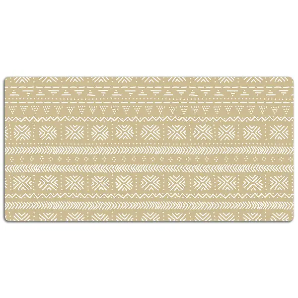 Büro-Schreibtischmatte Gelbe Form