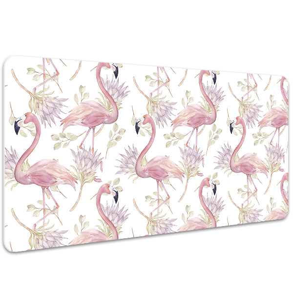 PVC Schreibtischmatte Flamingos