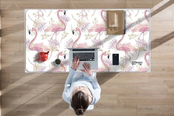 PVC Schreibtischmatte Flamingos