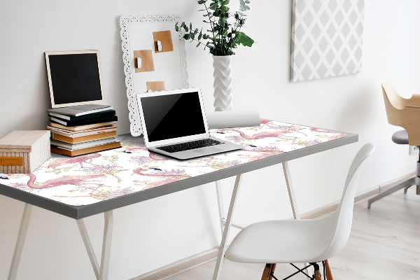 PVC Schreibtischmatte Flamingos
