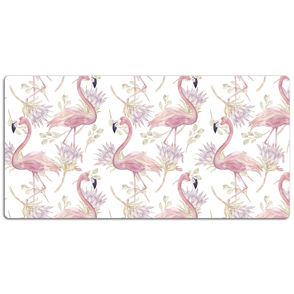 PVC Schreibtischmatte Flamingos