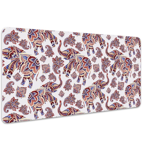 Schreibtischunterlage Paisley Elefant.