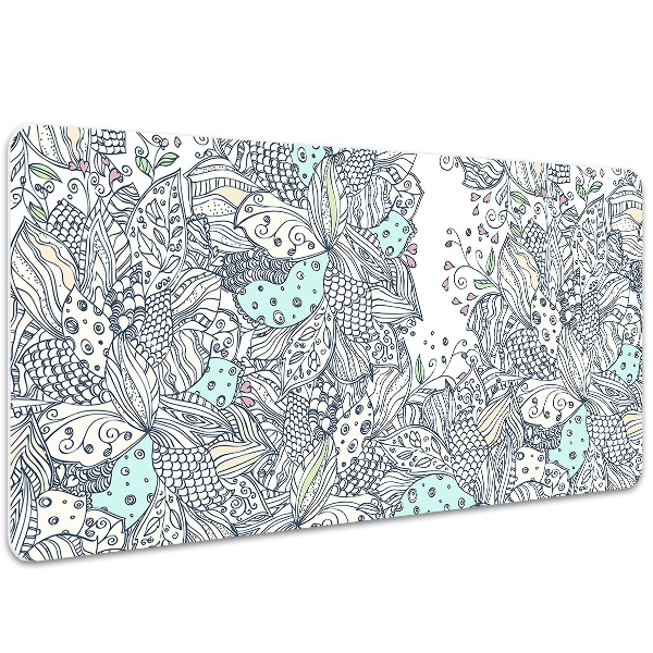 Schreibtischunterlage Blumen