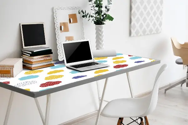 PVC Schreibtischmatte Bunte Wolken