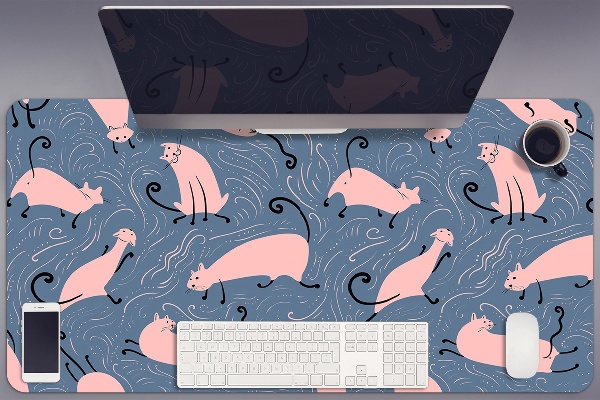 PVC Schreibtischmatte Cartoon-Katzen