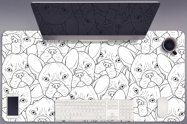 PVC Schreibtischmatte Bulldoggog
