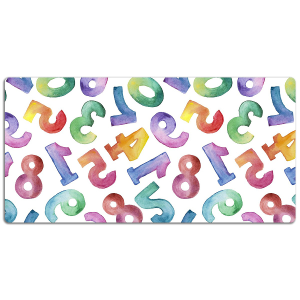 Schreibtisch Unterlegmatte Bunte Buchstaben
