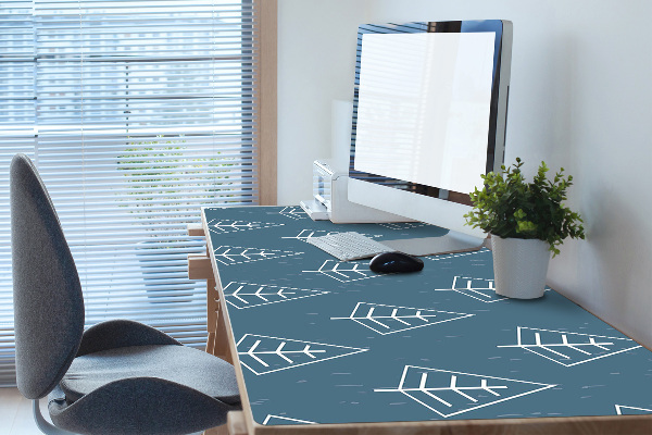 Büro-Schreibtischmatte Blauer Wald