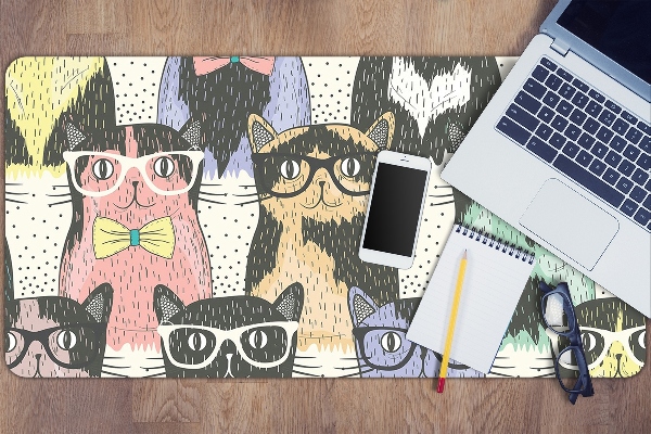 Schreibtischunterlage Katzen