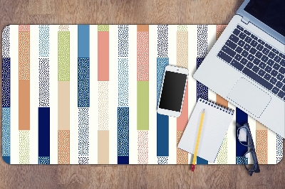 PVC Schreibtischmatte Bunte Streifen