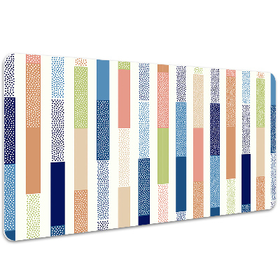 PVC Schreibtischmatte Bunte Streifen