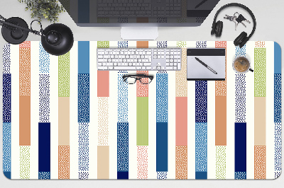 PVC Schreibtischmatte Bunte Streifen