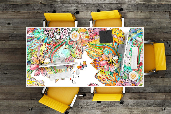 Schreibtisch Unterlegmatte Mandala-Muster