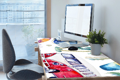 Büro-Schreibtischmatte Surfer Beach.