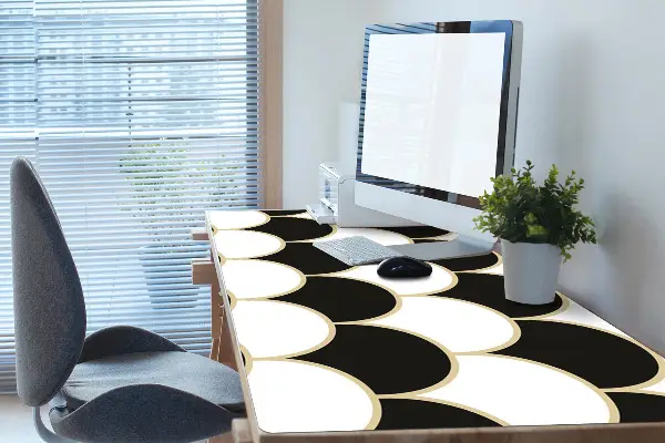 Büro-Schreibtischmatte Fischschuppen