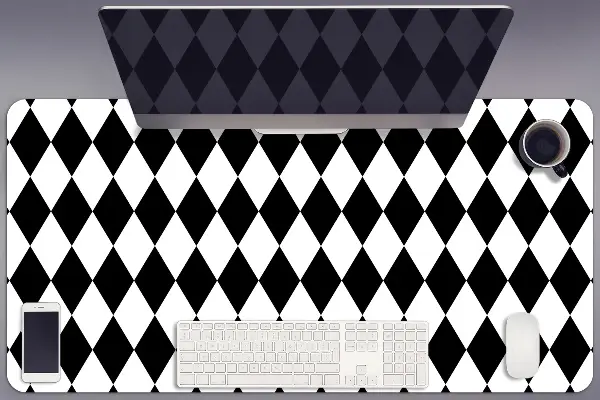 PVC Schreibtischmatte Muster in Rhombus.
