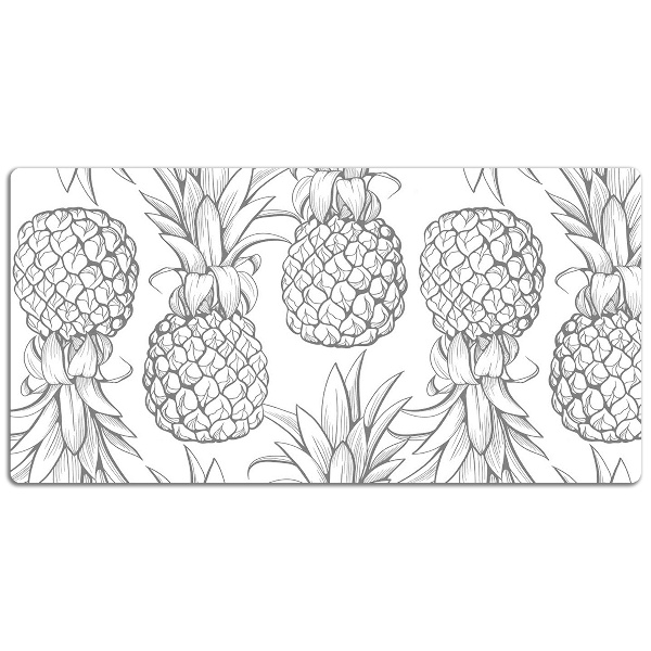 Büro-Schreibtischmatte Muster in Ananas