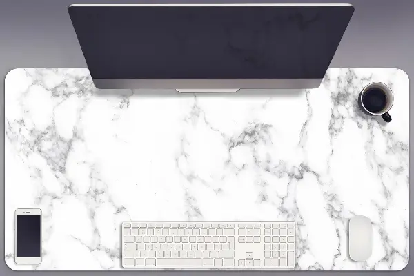 Büro-Schreibtischmatte Marmorstein