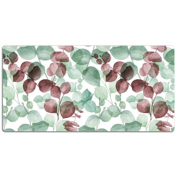 Schreibtisch Unterlegmatte Blumenmuster
