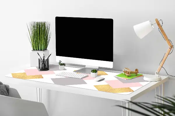 Büro-Schreibtischmatte Bunte Diamanten