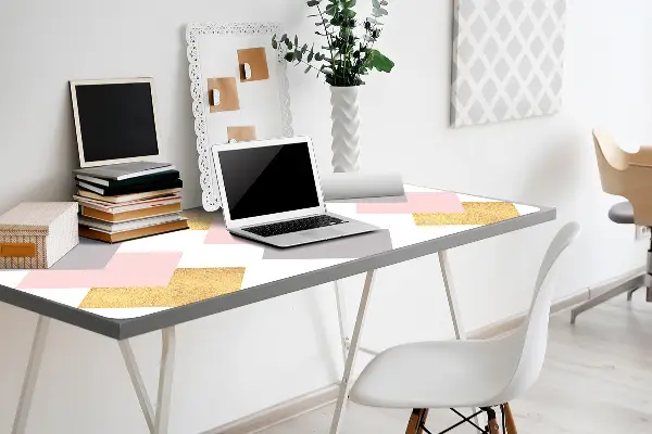 Büro-Schreibtischmatte Bunte Diamanten