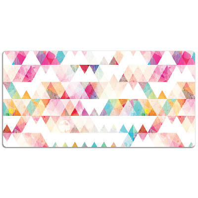 PVC Schreibtischmatte Dreiergeometrie.