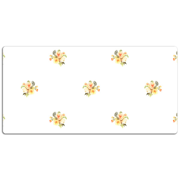 Büro-Schreibtischmatte Mini-Blumensträuße