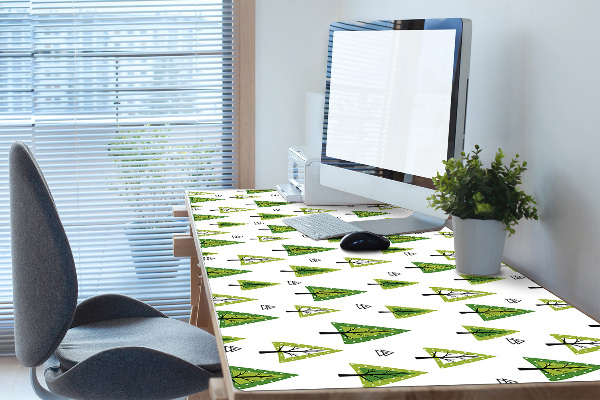 Büro-Schreibtischmatte Dreieckige Bäume