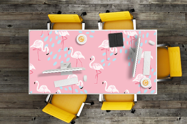 Schreibtisch Unterlegmatte Flamingos