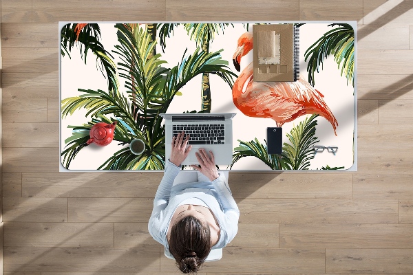 Büro-Schreibtischmatte Flamingos