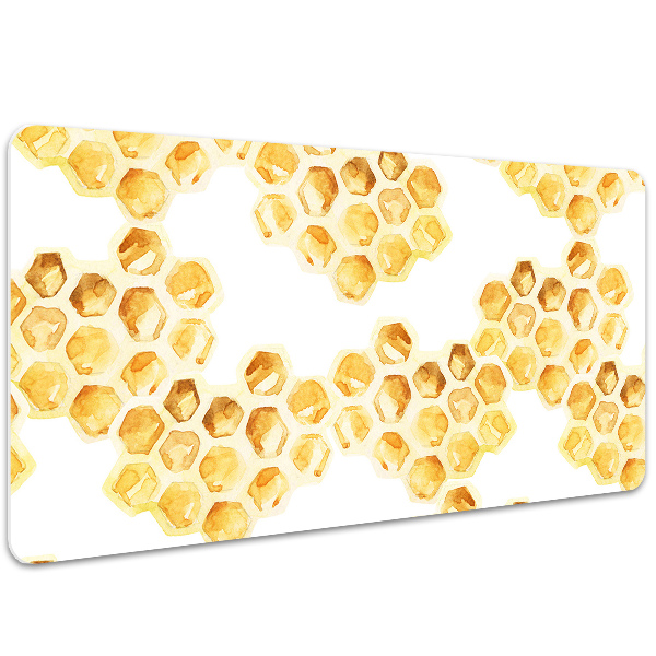 PVC Schreibtischmatte Waben