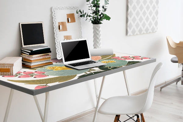 Büro-Schreibtischmatte Lackierte Blumen