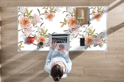 Büro-Schreibtischmatte Frühlingsblumen