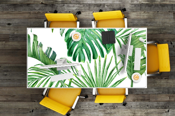 Büro-Schreibtischmatte Palm und Monster.