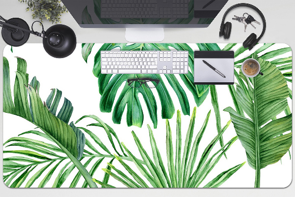 Büro-Schreibtischmatte Palm und Monster.