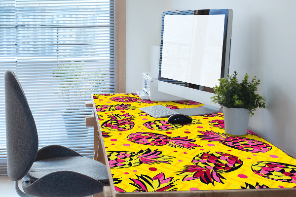 PVC Schreibtischmatte Rosa Ananas
