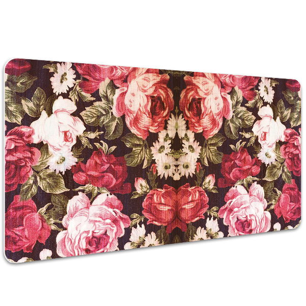 Büro-Schreibtischmatte rote Rosen