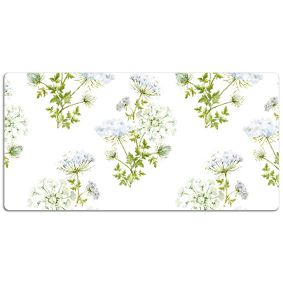 PVC Schreibtischmatte Zarte Blumen