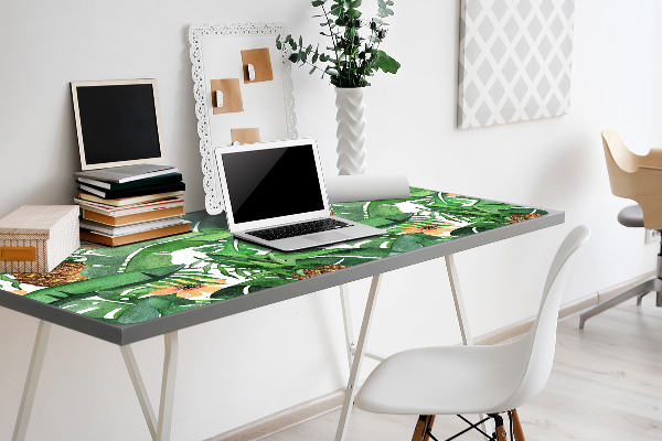 Büro-Schreibtischmatte Ananas in Blättern