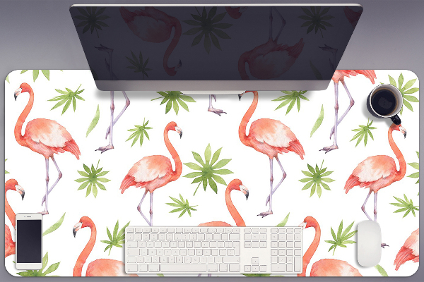 Schreibtischunterlage Flamingos